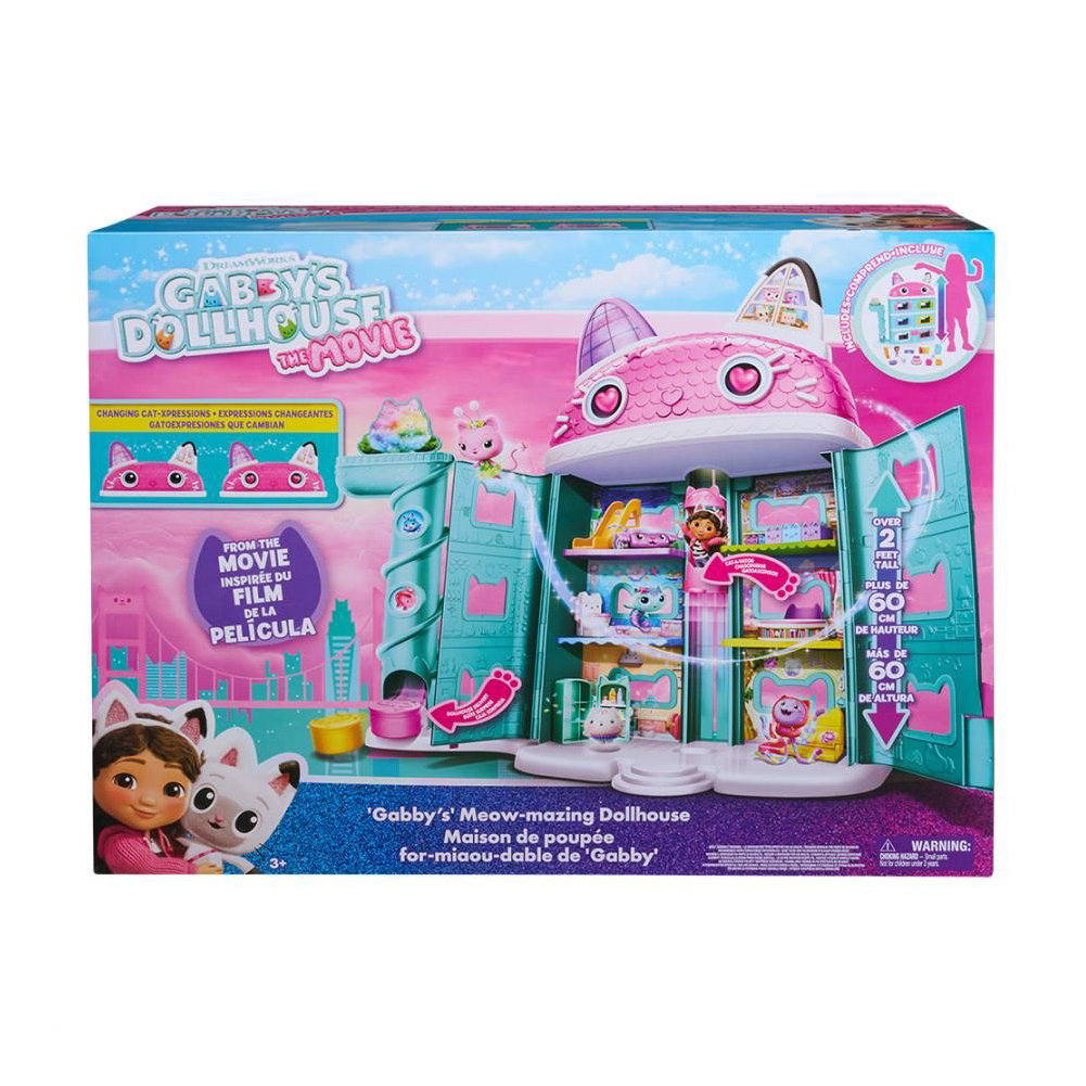 

Дитячий ігровий набір Spin Master Gabbys Doll House The Movie: Нявкотячий будиночок Габбі, від 3 років (SM37450/6074334)