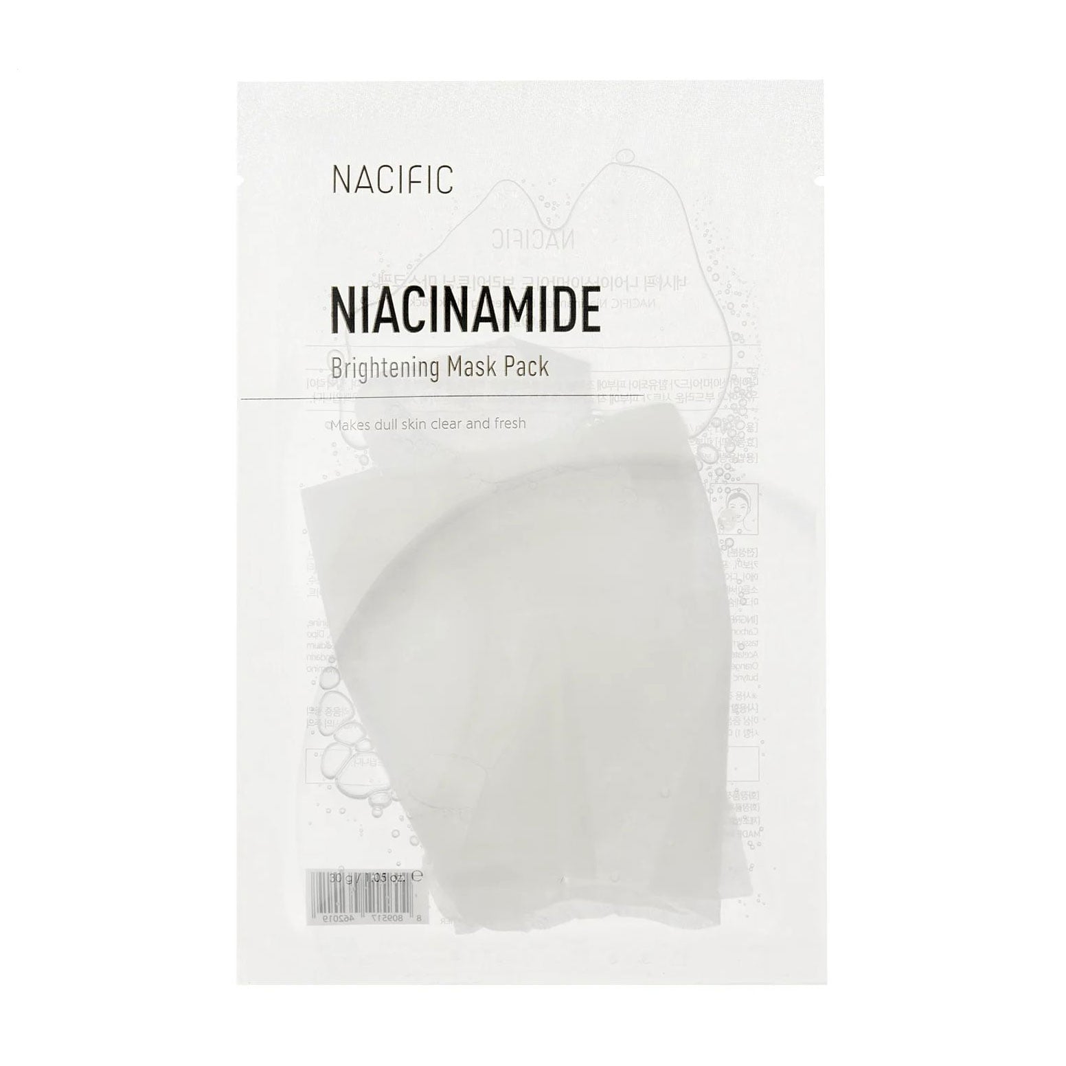 

Тканинна маска для обличчя Nacific Niacinamide Brightening Mask Pack, 30 г