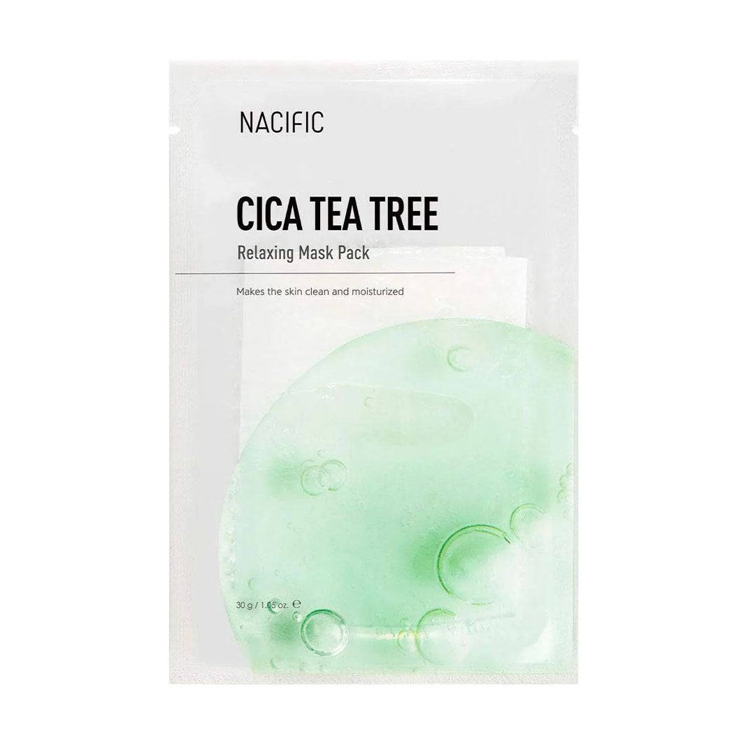 

Тканинна маска для обличчя Nacific Cica Tea Tree Relaxing Mask Pack, 30 г