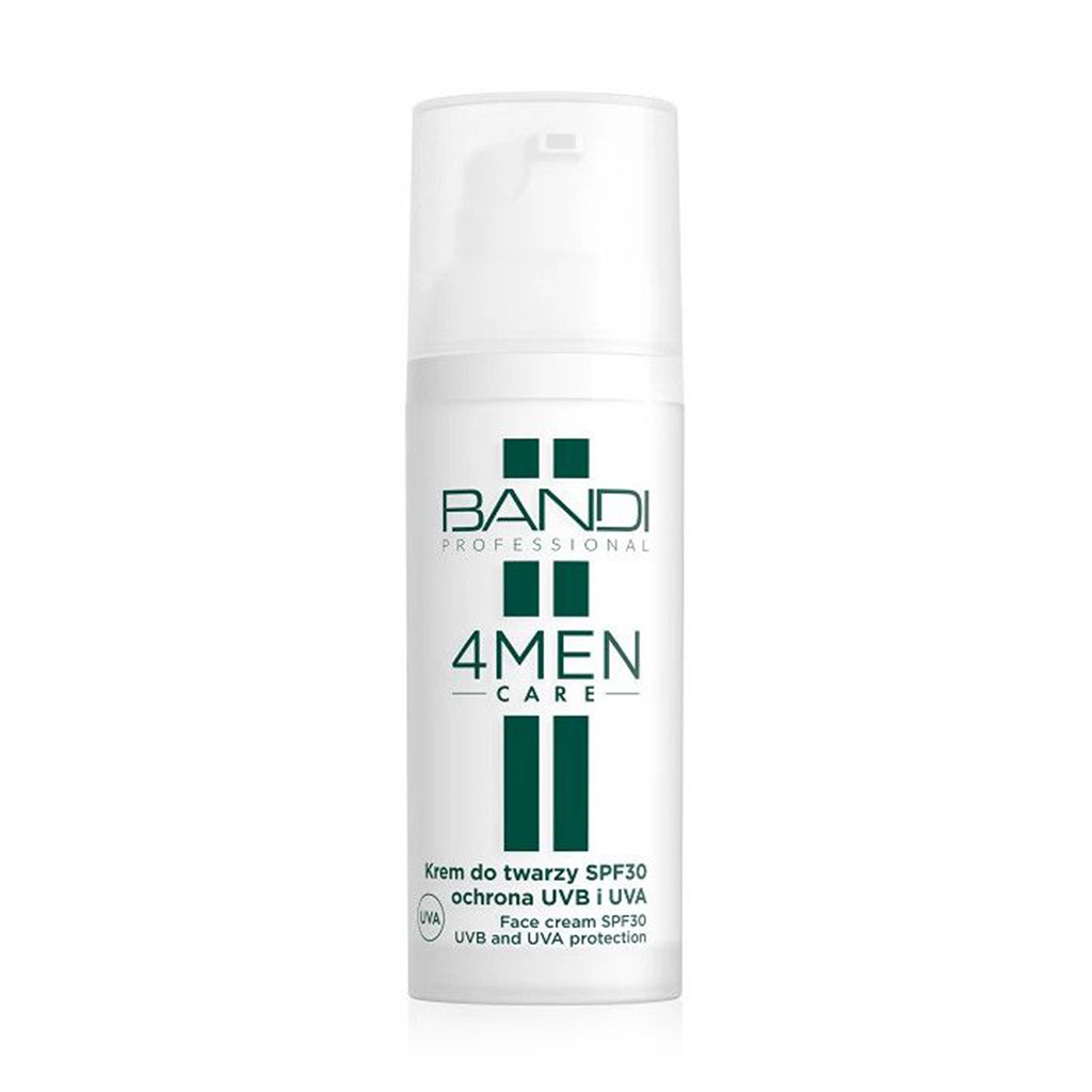 Чоловічий крем для обличчя Bandi Professional 4MEN Care Face Cream SPF 30 UVB And UVA Protection, 50 мл