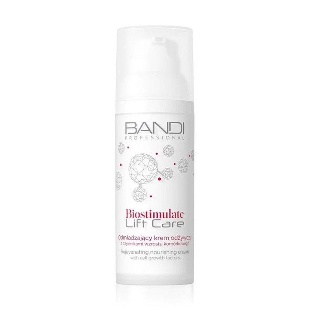 

Живильний крем для обличчя Bandi Professional Biostimulate Lift Care Rejuvenating Nourishing Cream With Cell Growth Factors, 50 мл