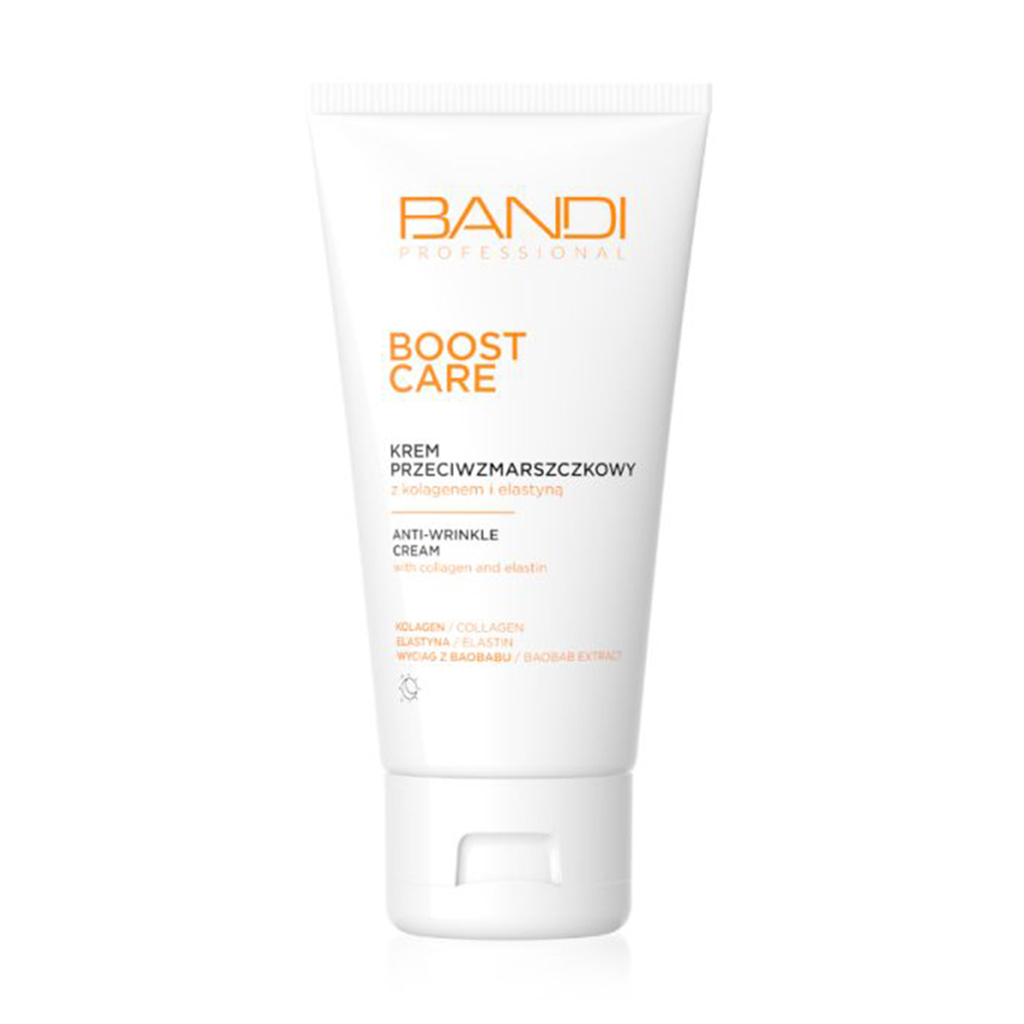 

Крем для обличчя Bandi Professional Boost Care Anti-Wrinkle Cream With Collagen And Elastin проти зморщок, з колагеном та еластином, 50 мл