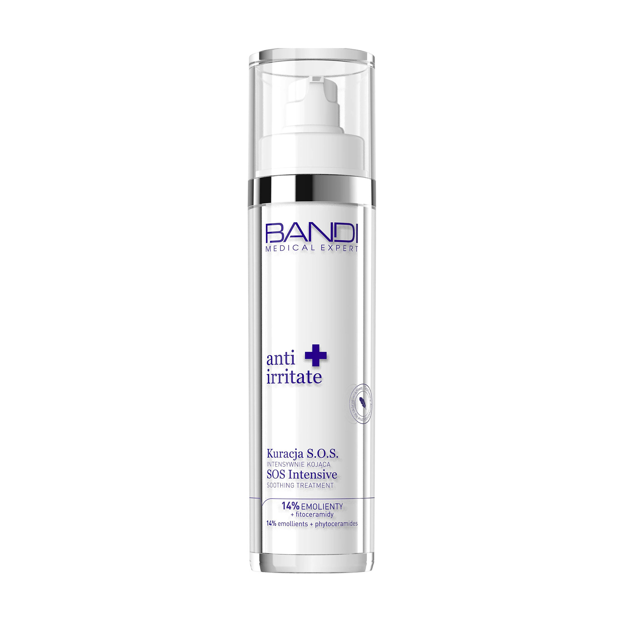 

Заспокійливий крем для обличчя Bandi Medical Expert Anti Irritate SOS Intensive Soothing Treatment, 50 мл
