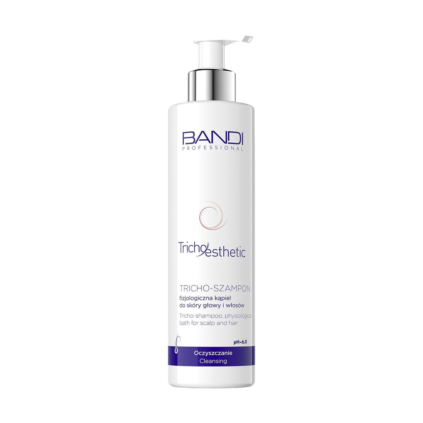 

Шампунь для шкіри голови та волосся Bandi Professional Tricho-Esthetic Tricho-Shampoo Physiological Bath for Scalp and Hair, 230 мл