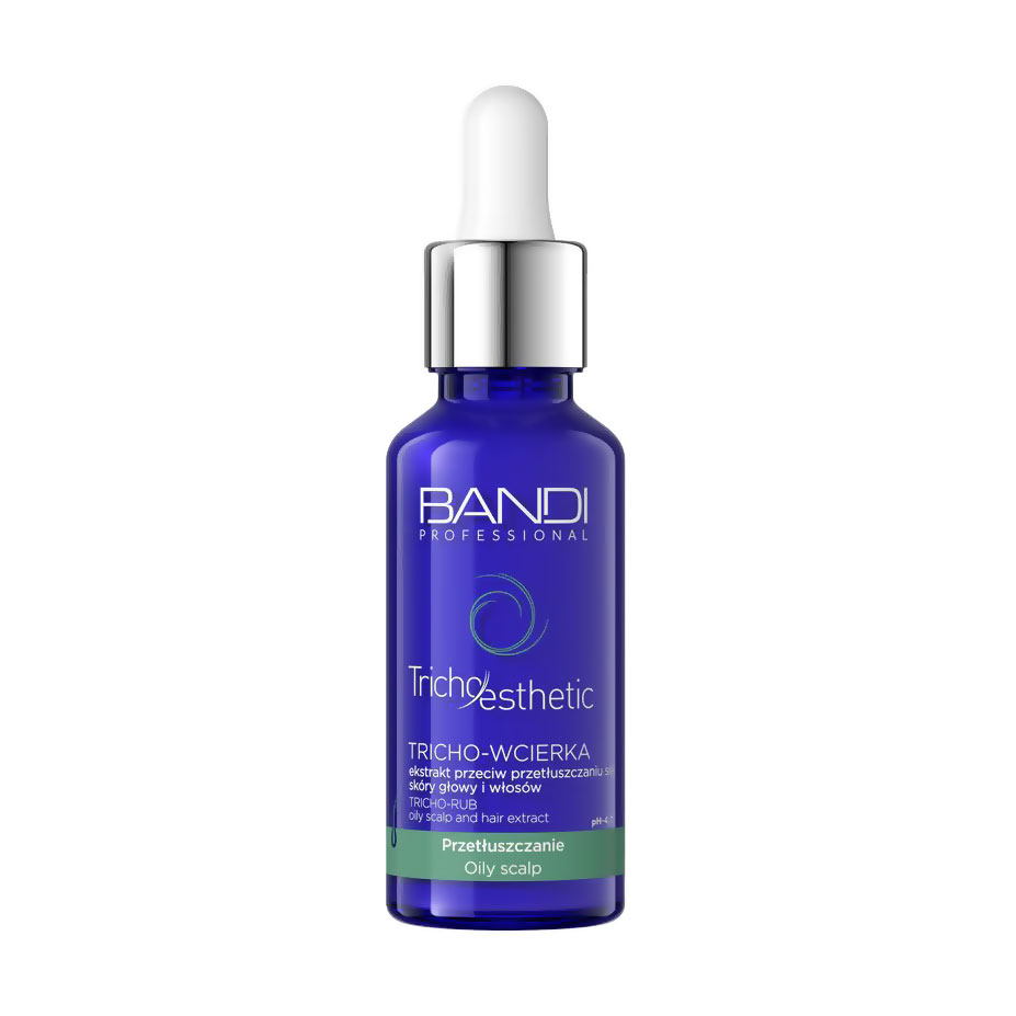 

Засіб для шкіри голови Bandi Professional Tricho-Esthetic Tricho-Extract Oily Scalp And Hair для зменшення жирності волосся, 30 мл