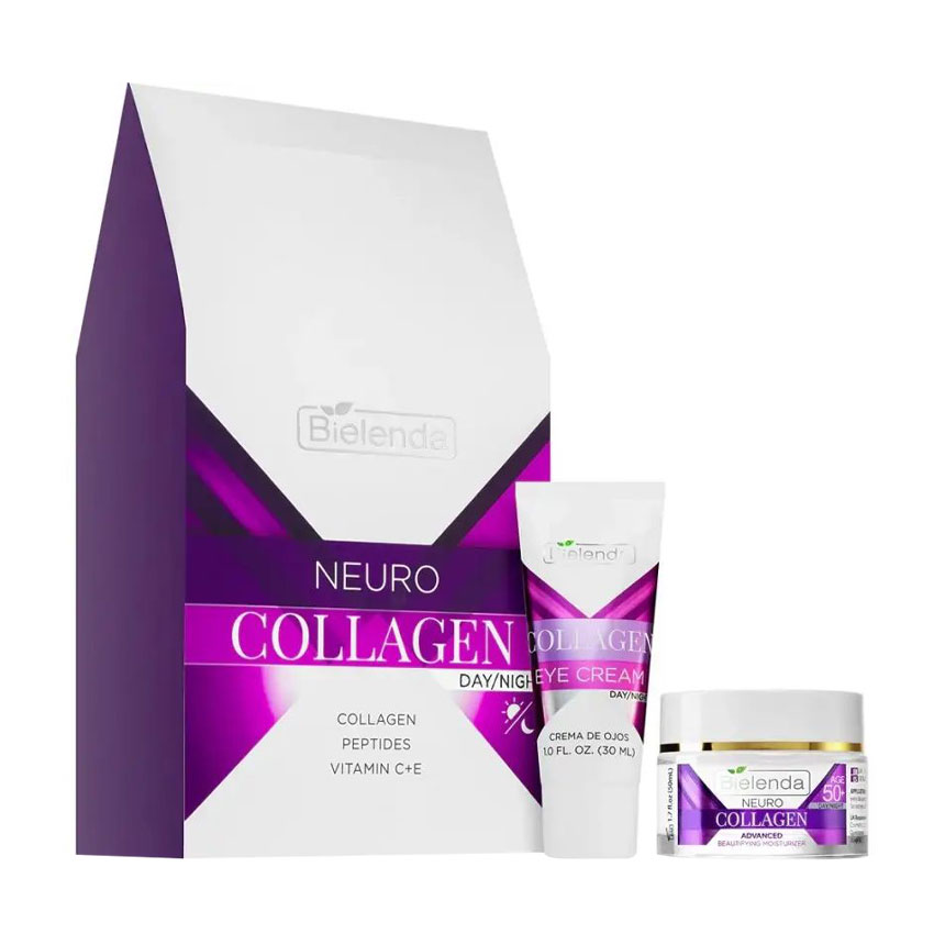 

Набір для догляду за обличчям Bielenda Neuro Collagen 50+ (крем, 50 мл + крем, 30 мл)