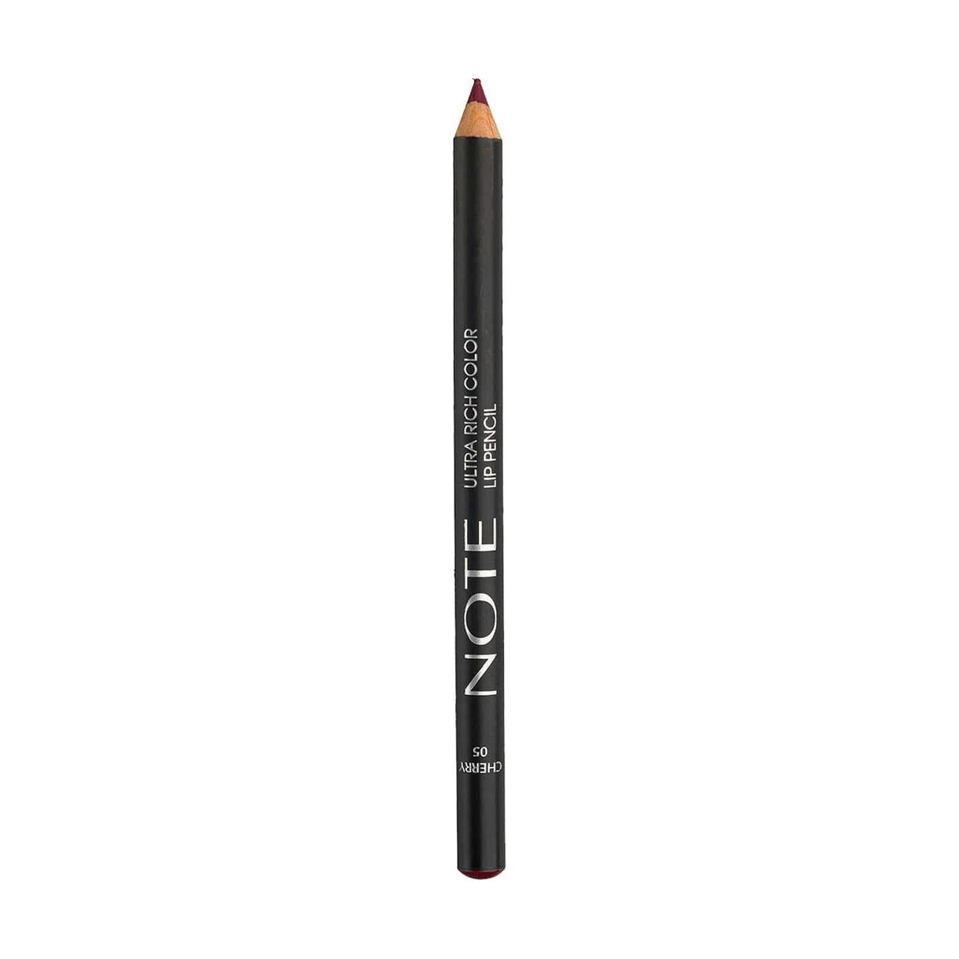 

Ультранасичений олівець для губ Note Ultra Rich Color Lip Pencil 05 Cherry, 1.1 г