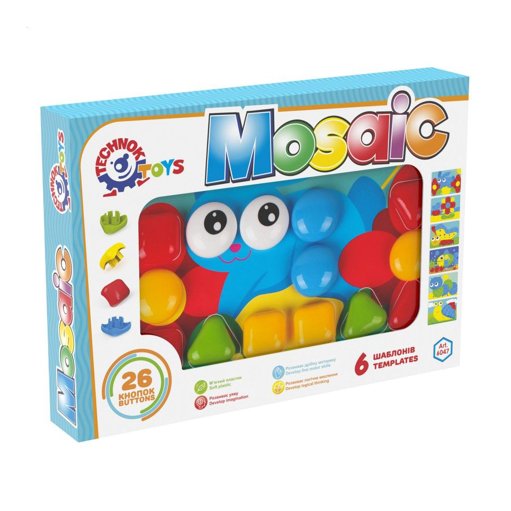 

Дитяча іграшка TechnoK Мозаїка, від 2 років (6047)