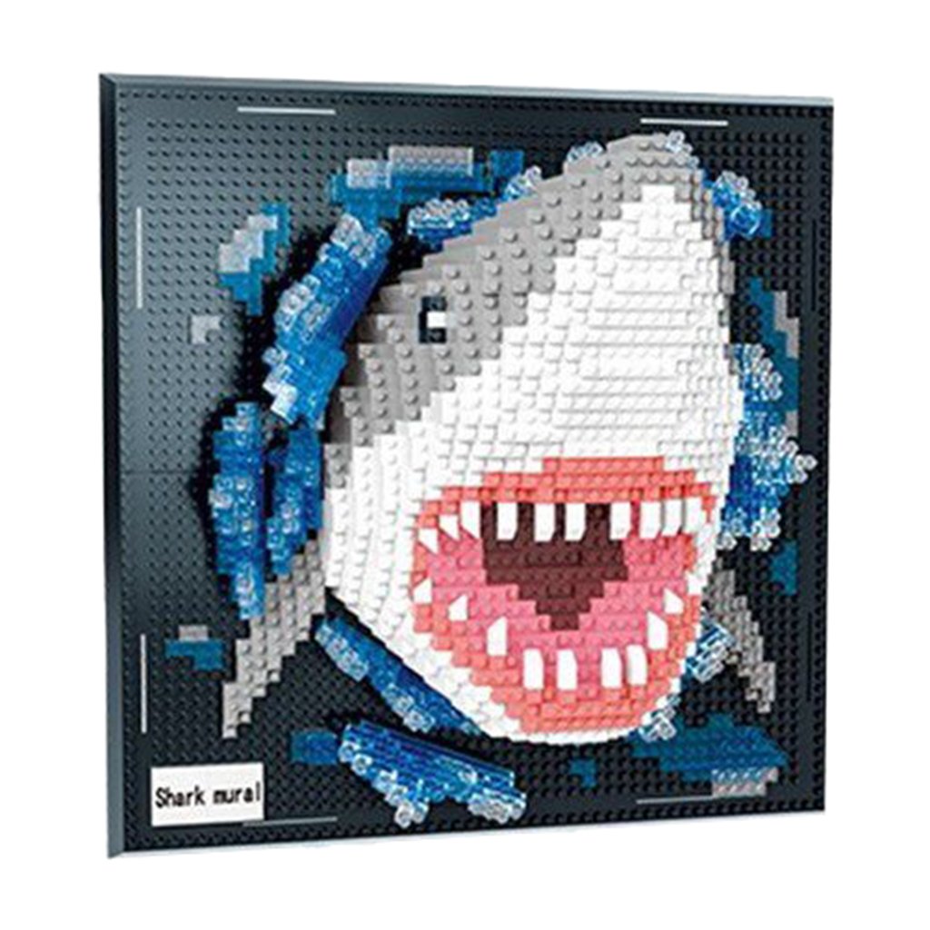 

Конструктор Shantou Jinxing Mural Shark, від 6 років, 2166 деталей (669-40)