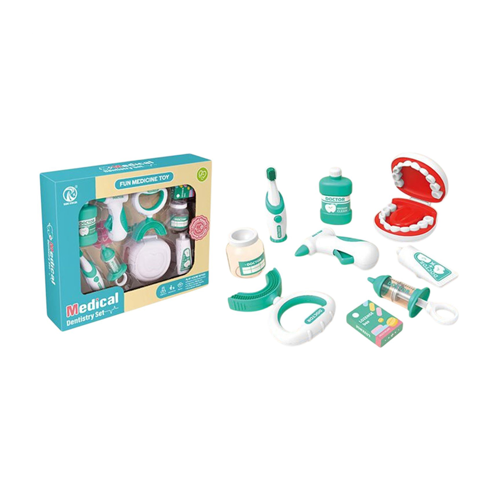 

Дитячий ігровий набір Shantou Jinxing Medical Dentistry Set Стоматолог, від 3 років, 10 деталей (RX-873A)