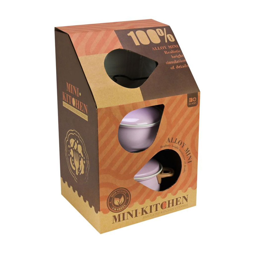 

Дитячий ігровий набір Shantou Jinxing Посуд, рожевий, 6 деталей, від 3 років (H43D)