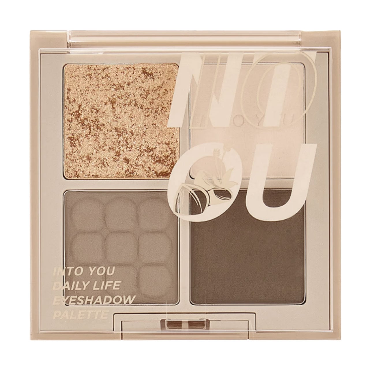 

Палетка тіней для повік INTO YOU Daily Life Eyeshadow Palette MT01, 4 г
