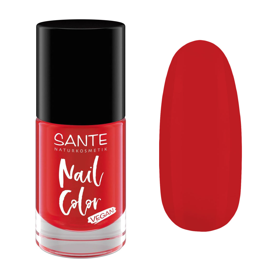 

Лак для нігтів Sante Naturkosmetik Nail Color 06 Flame On/Classic Red, 8 мл