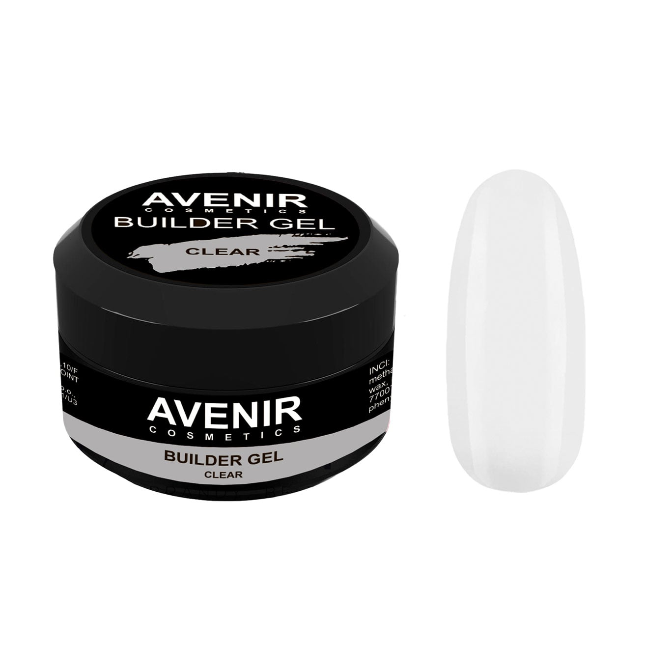 

Гель для нарощування нігтів Avenir Cosmetics Builder Gel Pro 00 Clear, 50 мл