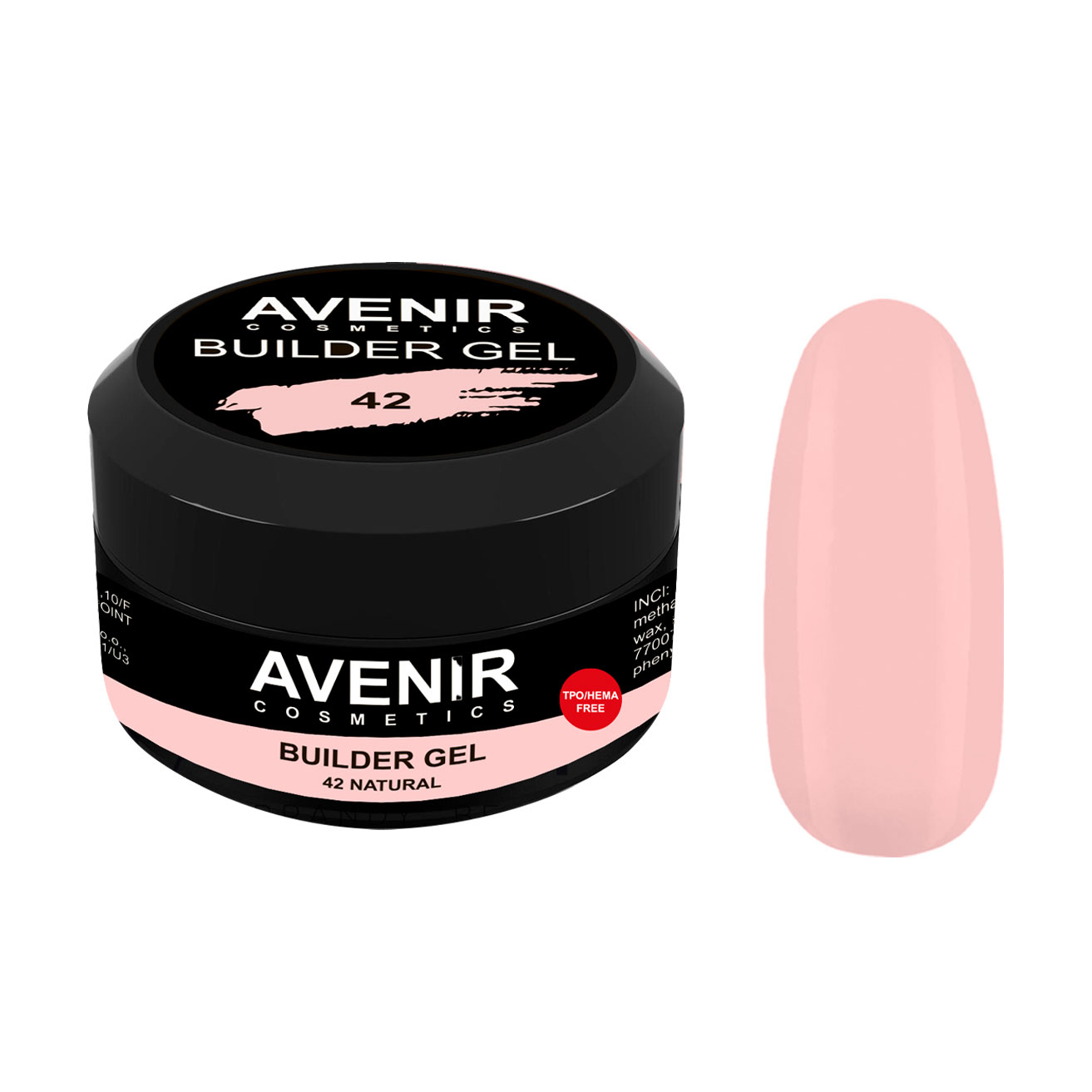 

Гель для нарощування нігтів Avenir Cosmetics Builder Gel Pro 42 Natural, 50 мл