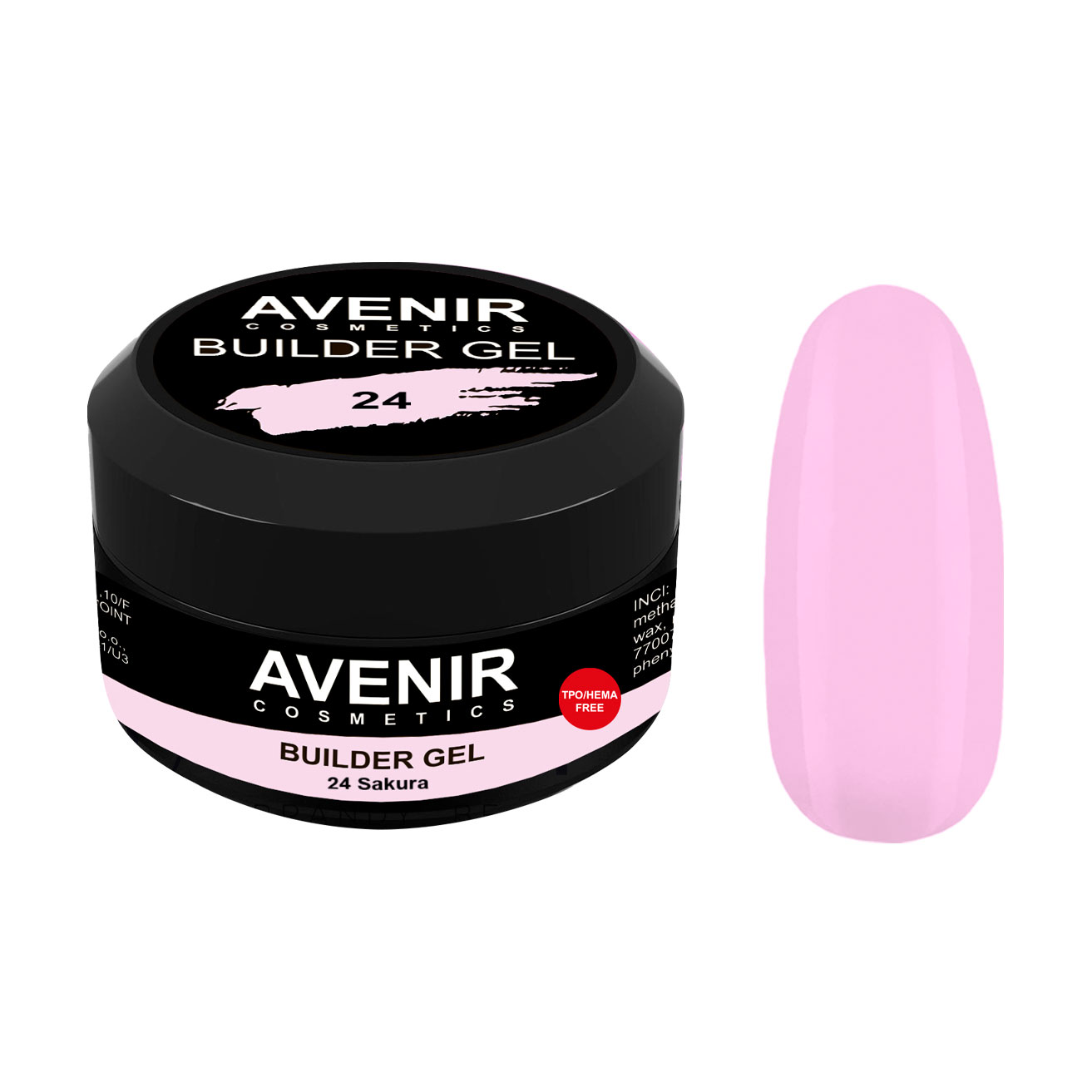 

Гель для нарощування нігтів Avenir Cosmetics Builder Gel Pro 24 Sakura, 50 мл