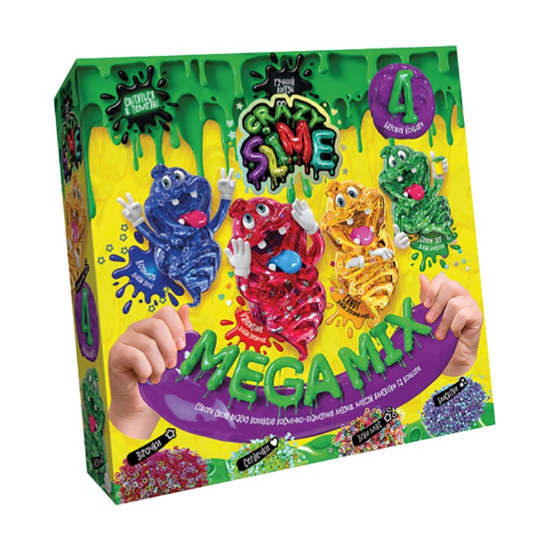 

Набір для дослідів Danko Toys Crazy Slime Mega Mix, від 3 років (SLM-03-02U)