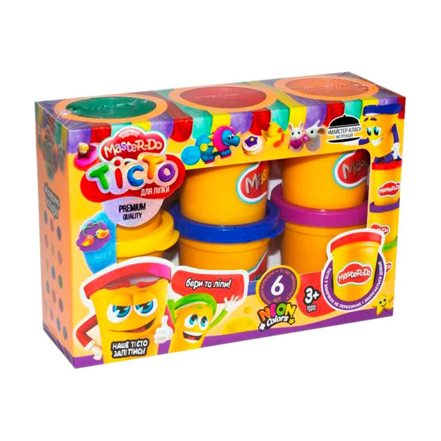 

Набір для творчості Danko Toys Master-Do Тісто для ліпки, від 3 років (TMDB-01-01U)