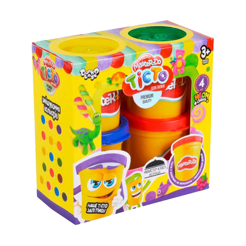 

Набір для творчості Danko Toys Master-Do Тісто для ліпки, від 3 років (TMDB-01-03U)