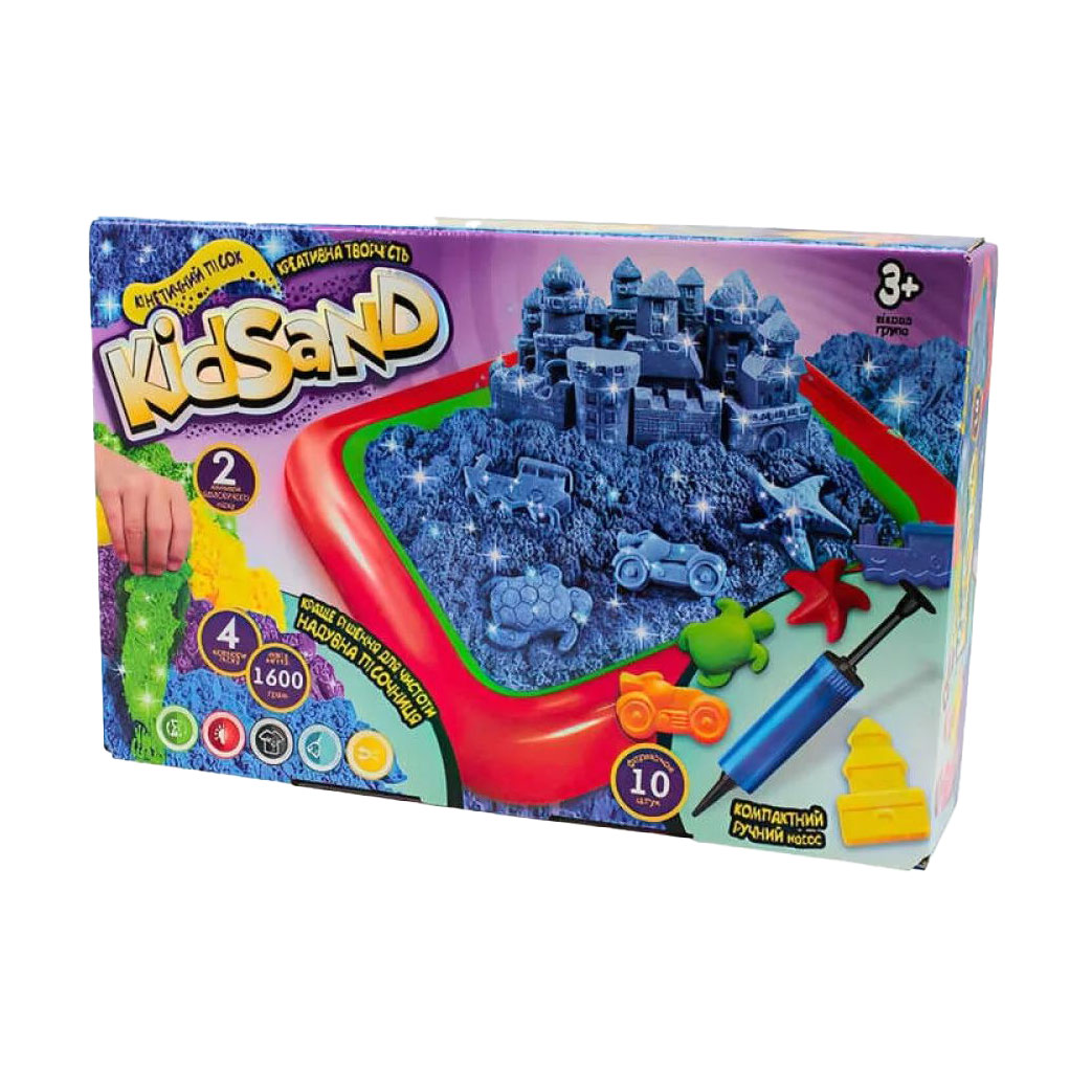 

Набір для творчості Danko Toys Кінетичний пісок KidSand, від 3 років (KS-02-01U)