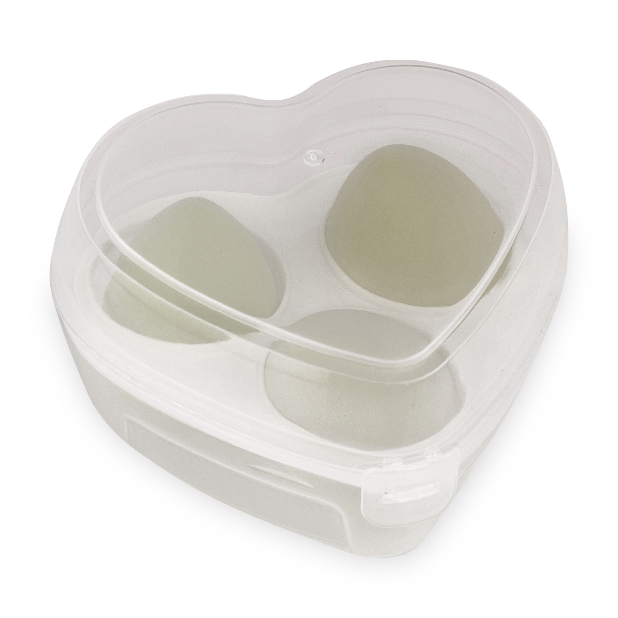 

Набір бьюті-блендерів Sovart Серце, в контейнері, зелений, 3 шт