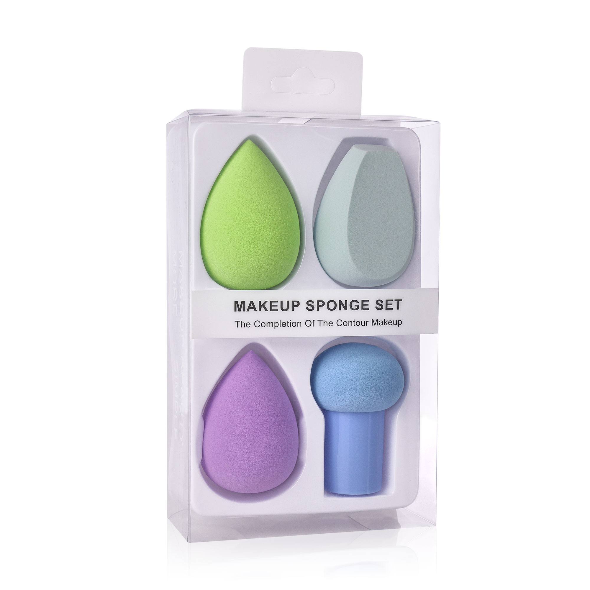 

Набір бьюті-блендерів Sovart, синьо-зелений, 4 шт