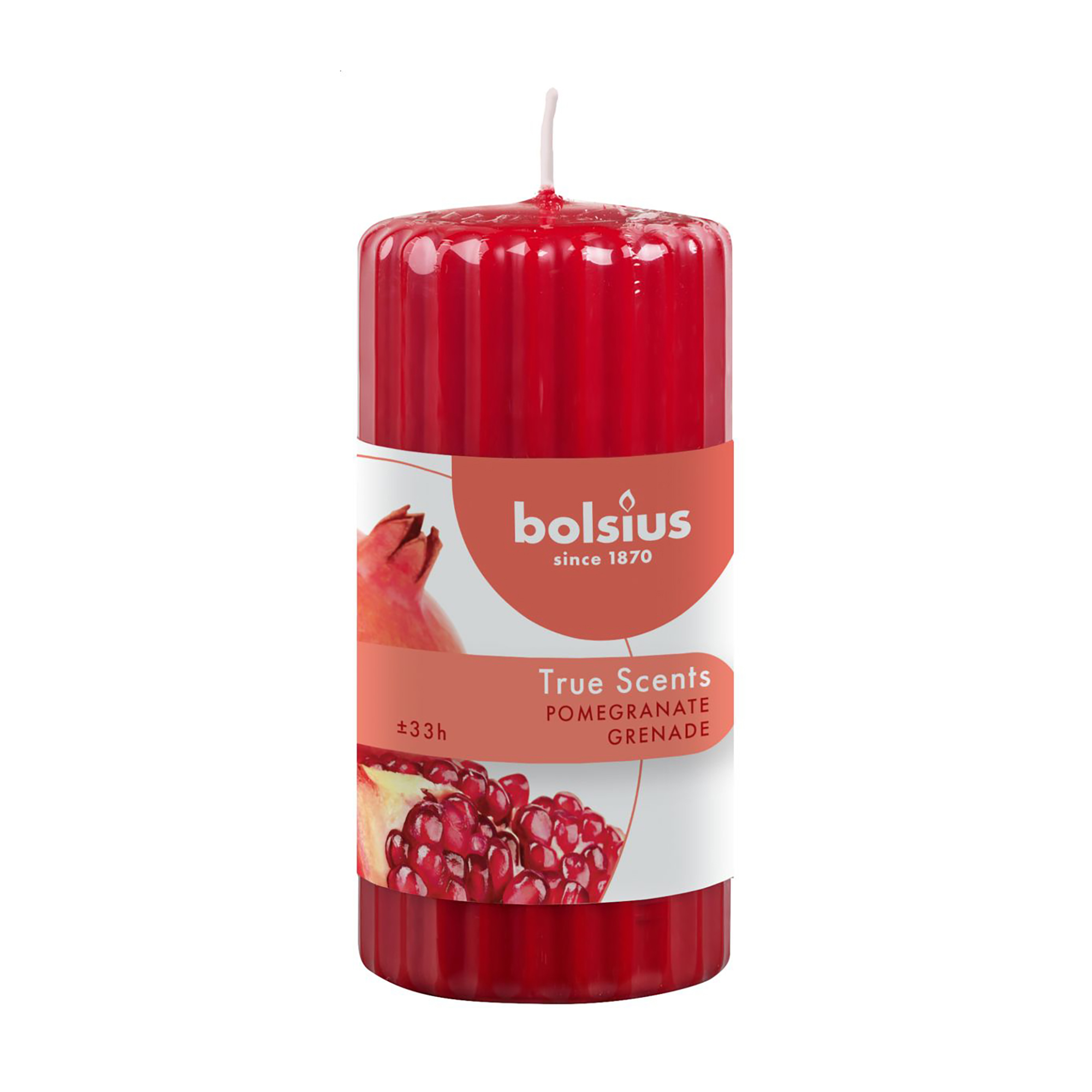

Ароматична свічка Bolsius True Scents Pomegranate, 120*58 мм