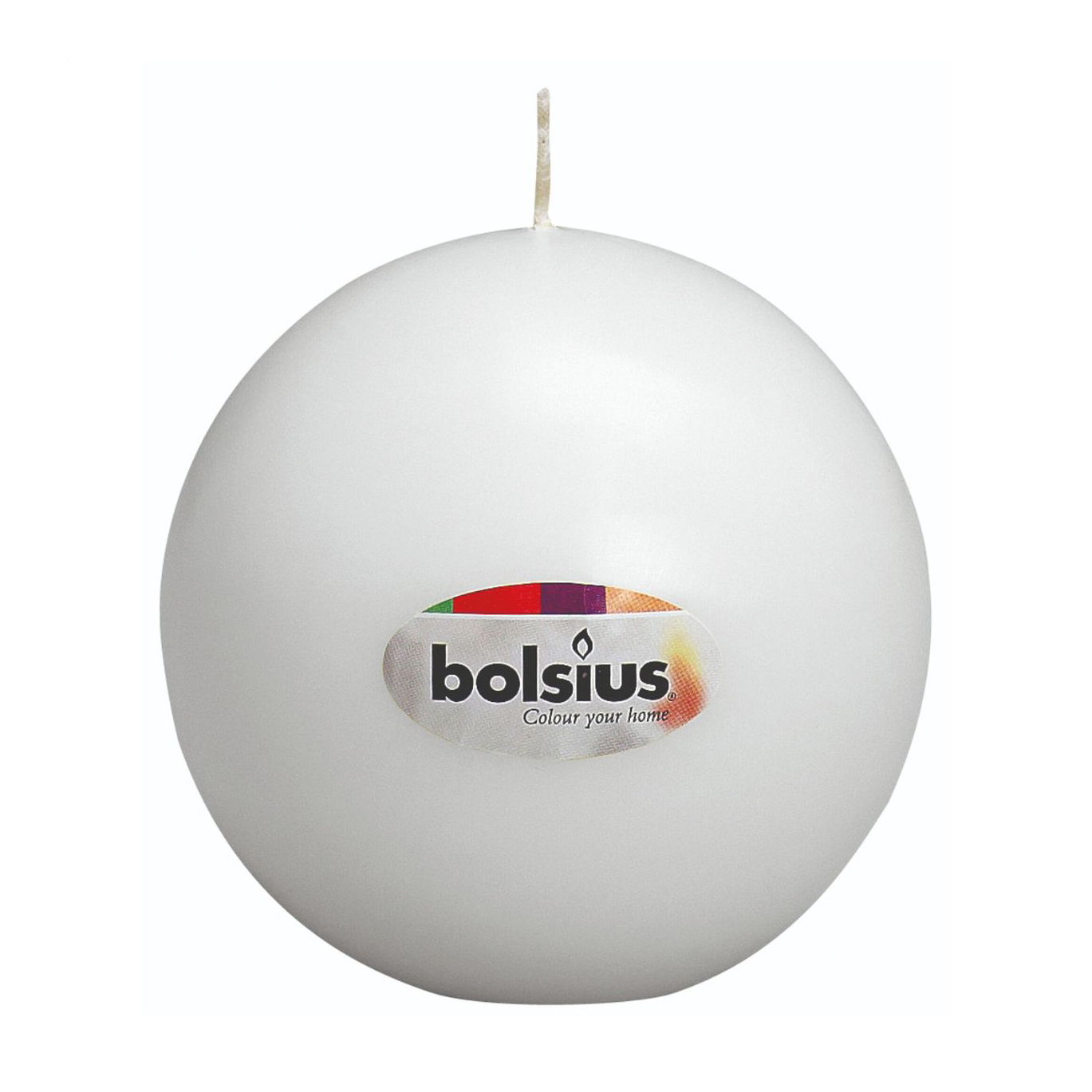 

Свічка-куля Bolsius Ball Біла, 70 мм