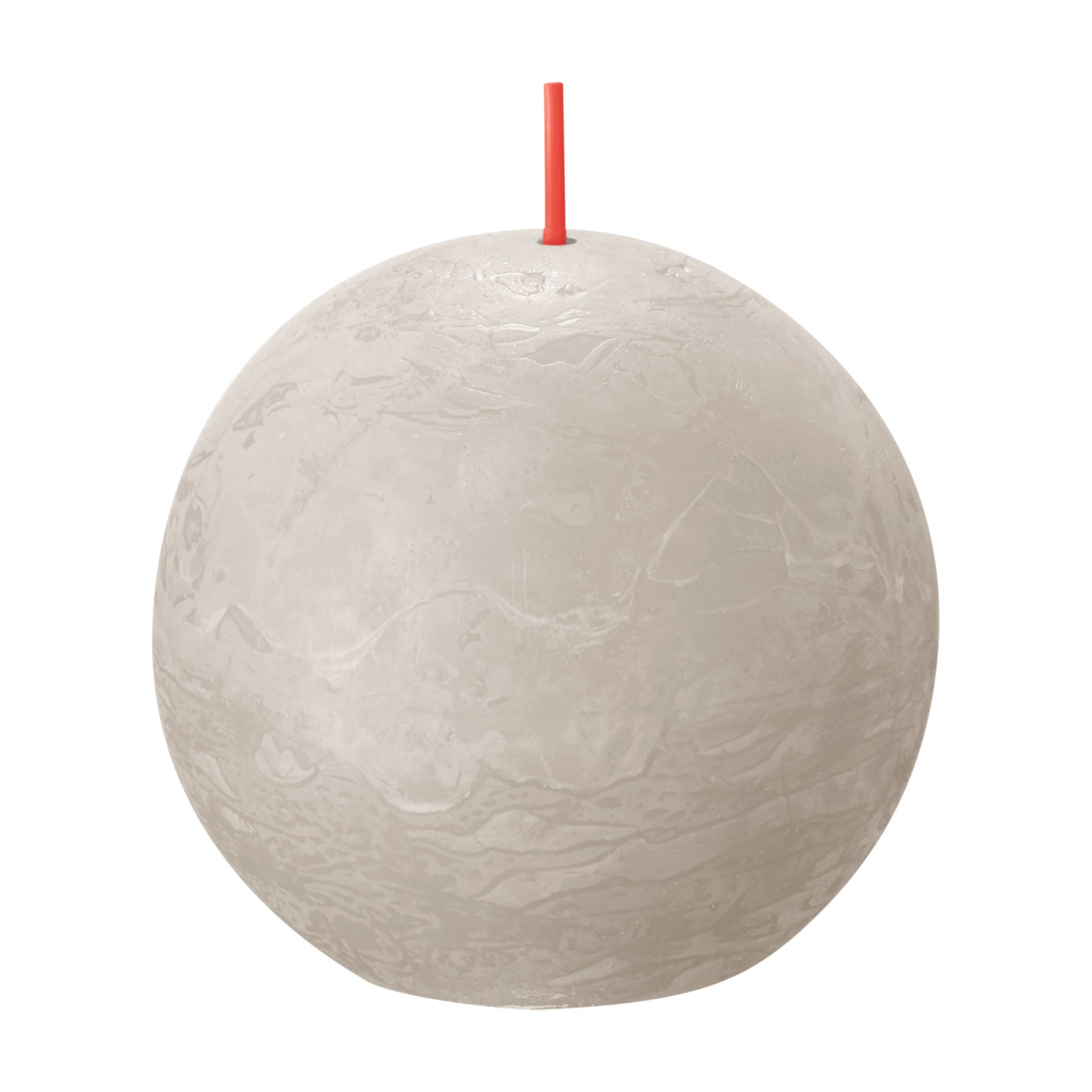 

Свічка-куля Bolsius Rustic Shine Піщано-сірий, 76 мм