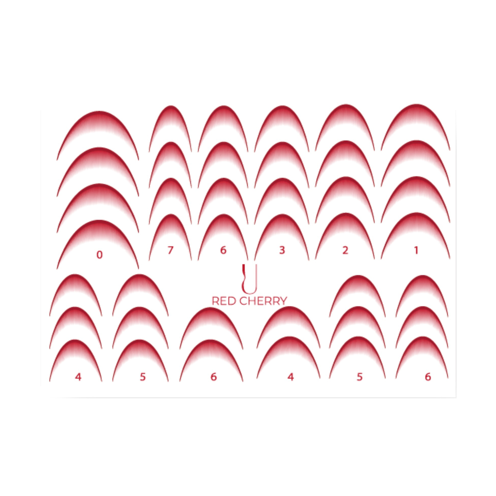 

Наліпки для дизайну нігтів StickersSpace Sliders Red Cherry (0236)