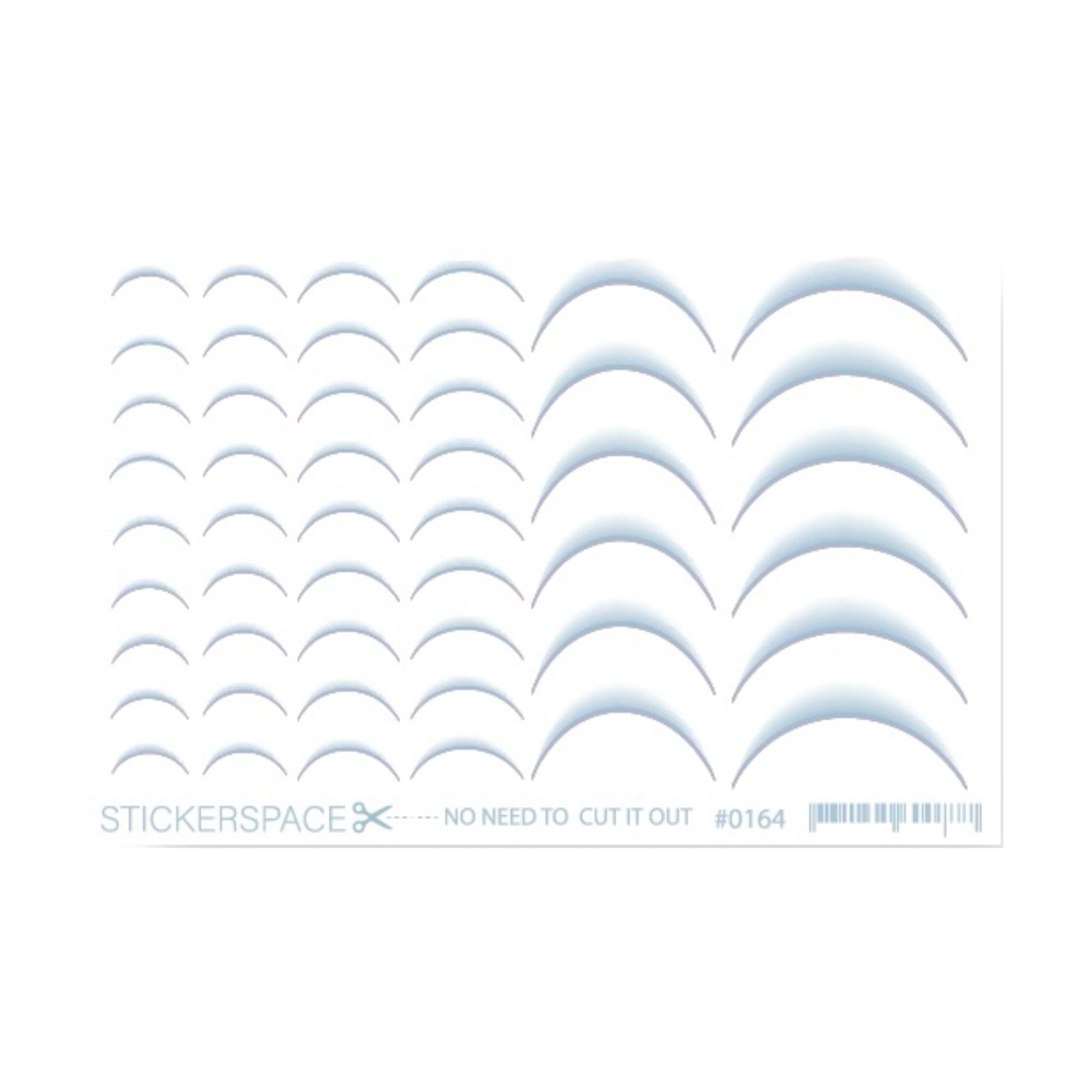 

Наліпки для дизайну нігтів StickersSpace Sliders (0164)