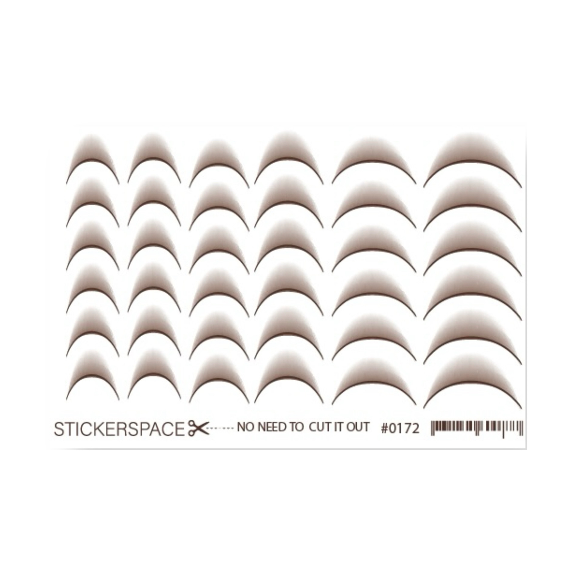 

Наліпки для дизайну нігтів StickersSpace Sliders (0172)