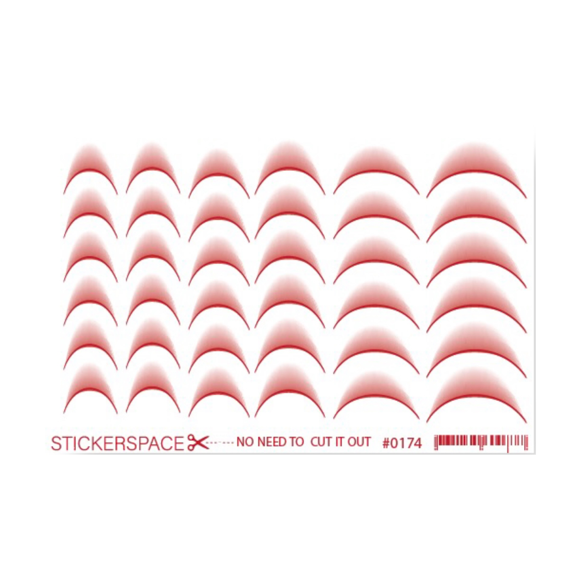 

Наліпки для дизайну нігтів StickersSpace Sliders (0174)