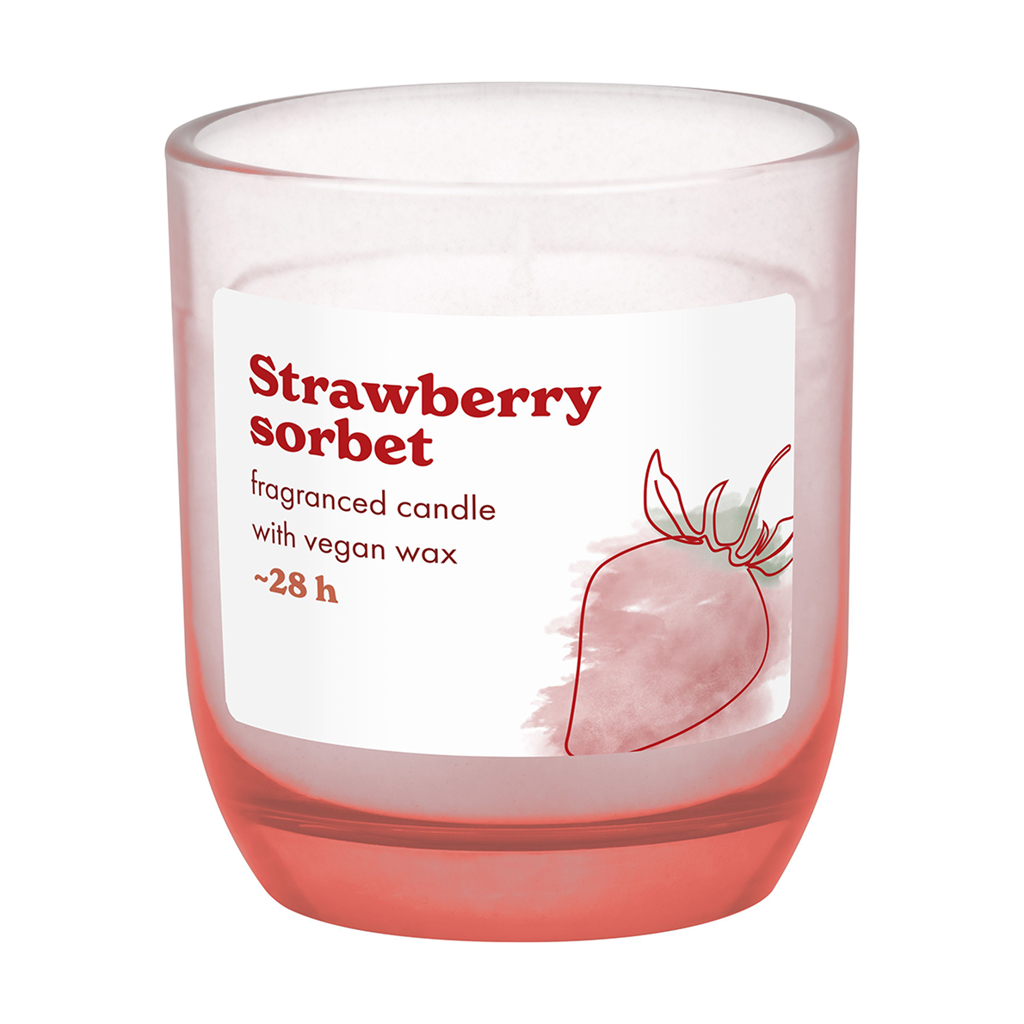 

Ароматична свічка в склі Bolsius Fragranced Candle Strawberry Sorbet, 87*77 мм
