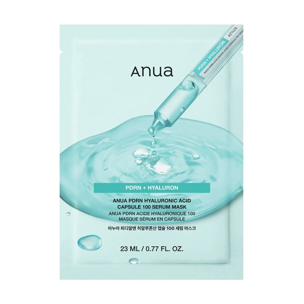

Тканинна маска для обличчя Anua PDRN + Hyaluronic Acid Capsule 100 Serum Mask, 23 мл