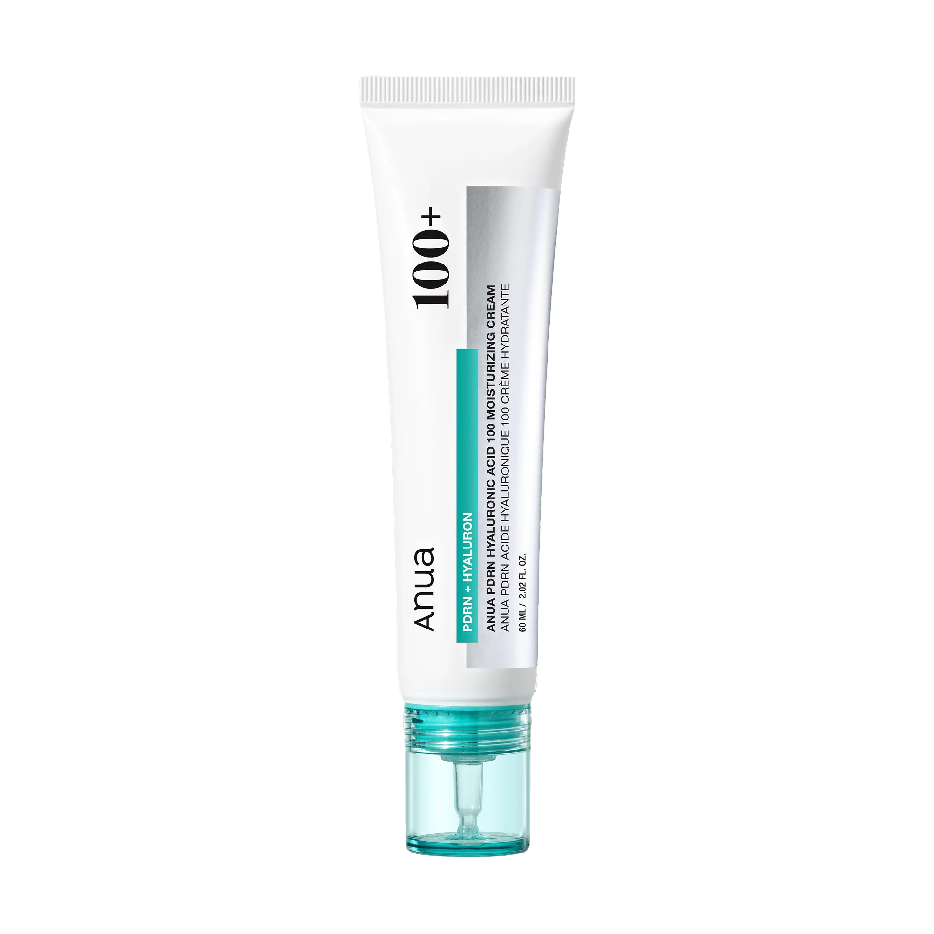 Крем для обличчя Anua PDRN Hyaluronic Acid 100 Moisture Cream з полінуклеотидами та гіалуроновою кислотою, 60 мл