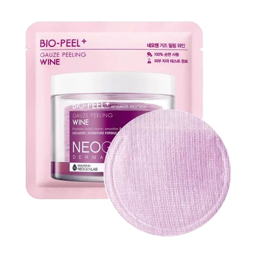 

Пілінгові диски для обличчя Neogen Dermalogy Bio Peel Gauze Peeling Wine з екстрактом червоного вина, 9.5 мл