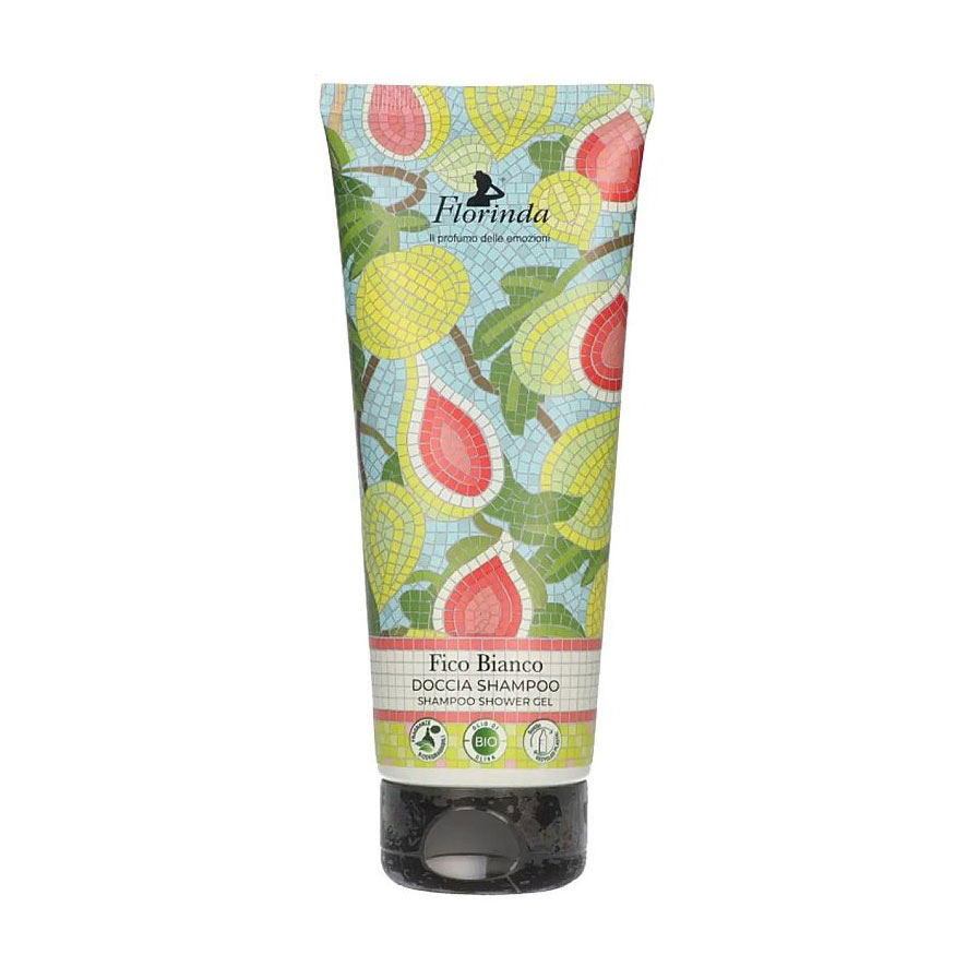 

Шампунь-гель для душу Florinda Mosaics Shampoo Shower Gel Білий інжир, 200 мл