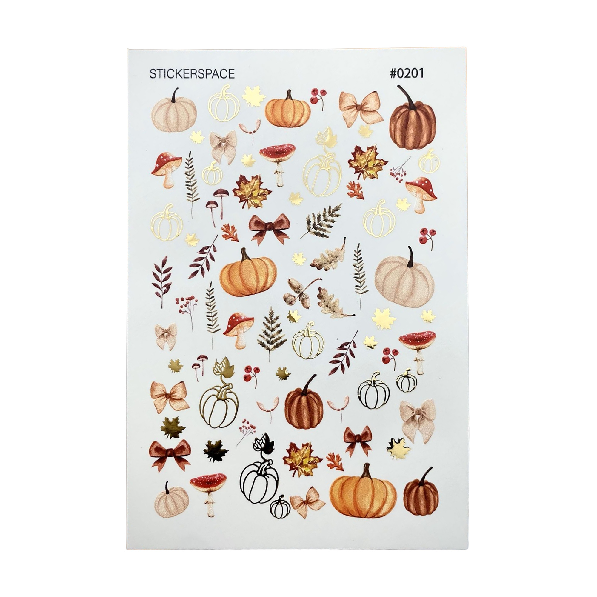 

Наліпки для дизайну нігтів StickersSpace Sliders Foil Combi (0201)