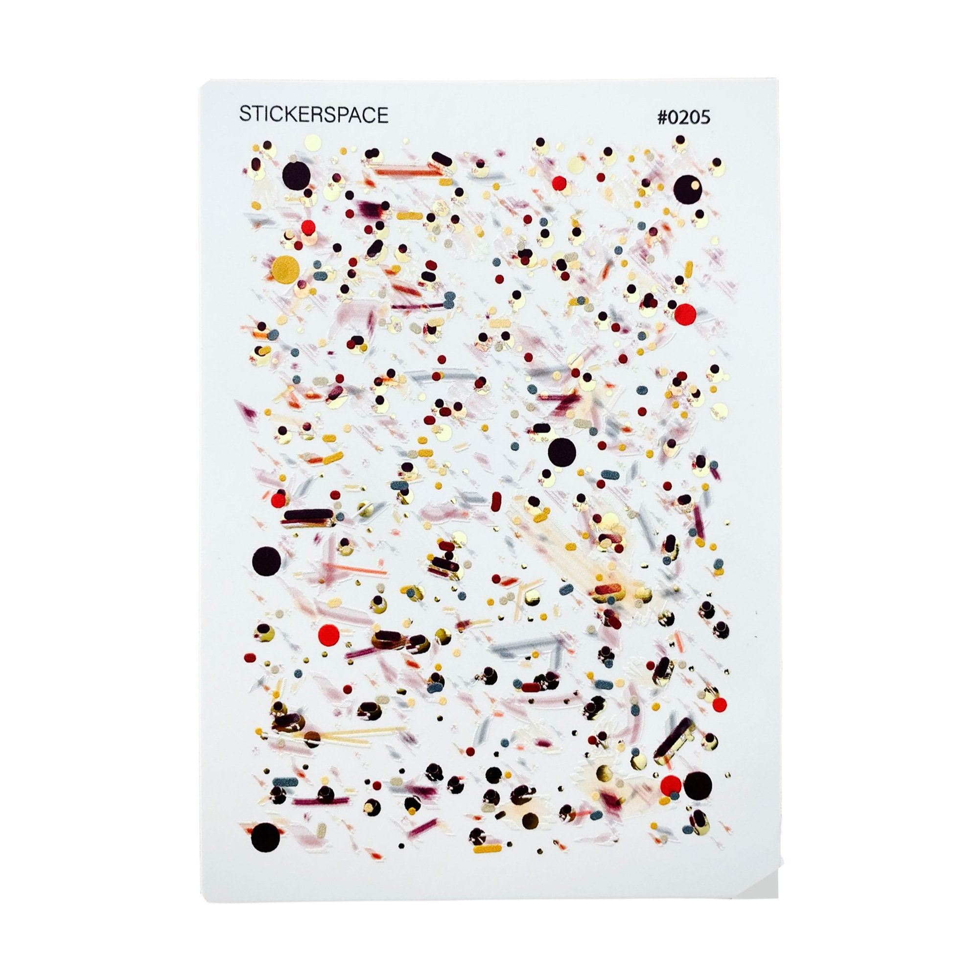 

Наліпки для дизайну нігтів StickersSpace Sliders Foil Combi (0205)