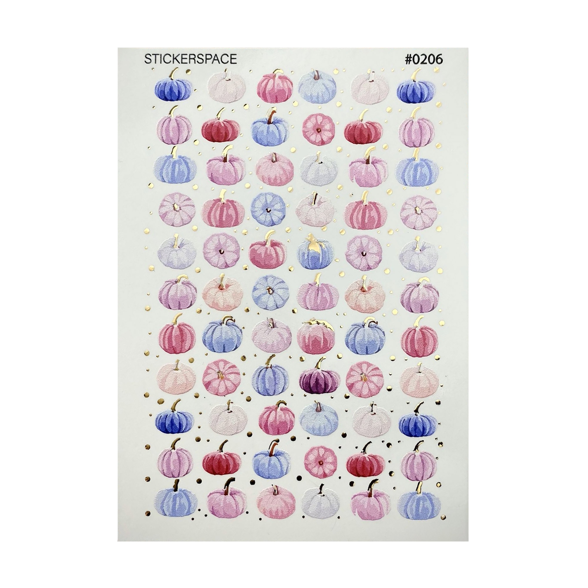 

Наліпки для дизайну нігтів StickersSpace Sliders Foil Combi (0206)