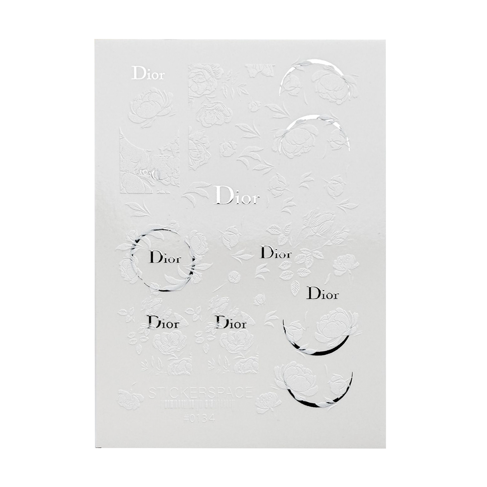 

Наліпки для дизайну нігтів StickersSpace Sliders Foil Combi (0134)