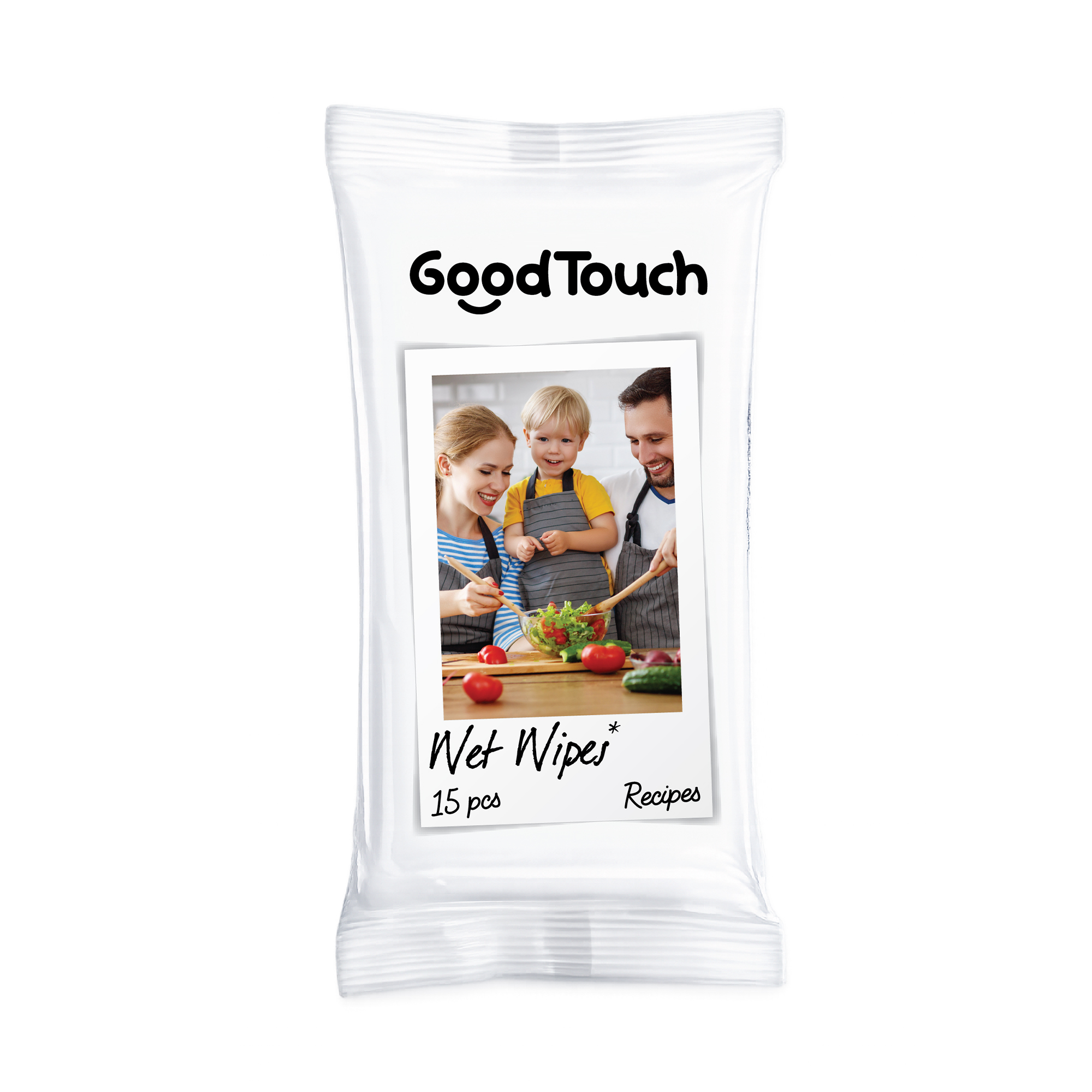 Вологі серветки Good Touch Recipes, 15 шт