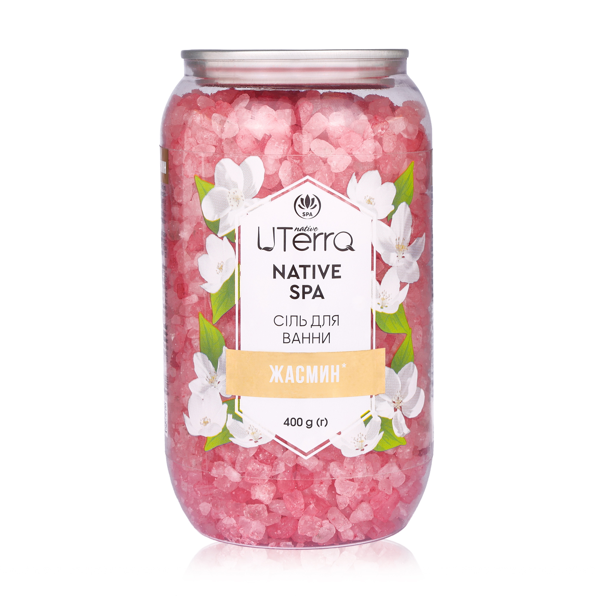

Сіль для ванни UTerra Native Жасмин, 400 г