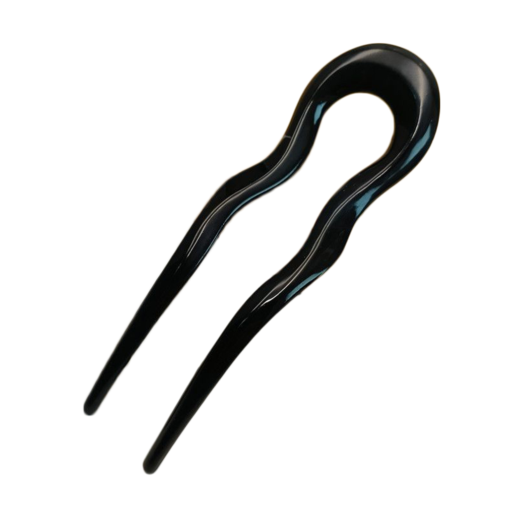 

Заколка для волосся Хвиляста шпилька, чорна, 1 шт (E25092650)