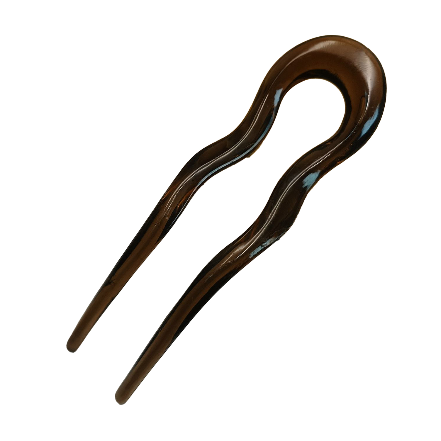 

Заколка для волосся Хвиляста шпилька, коричнева, 1 шт (E25092650)