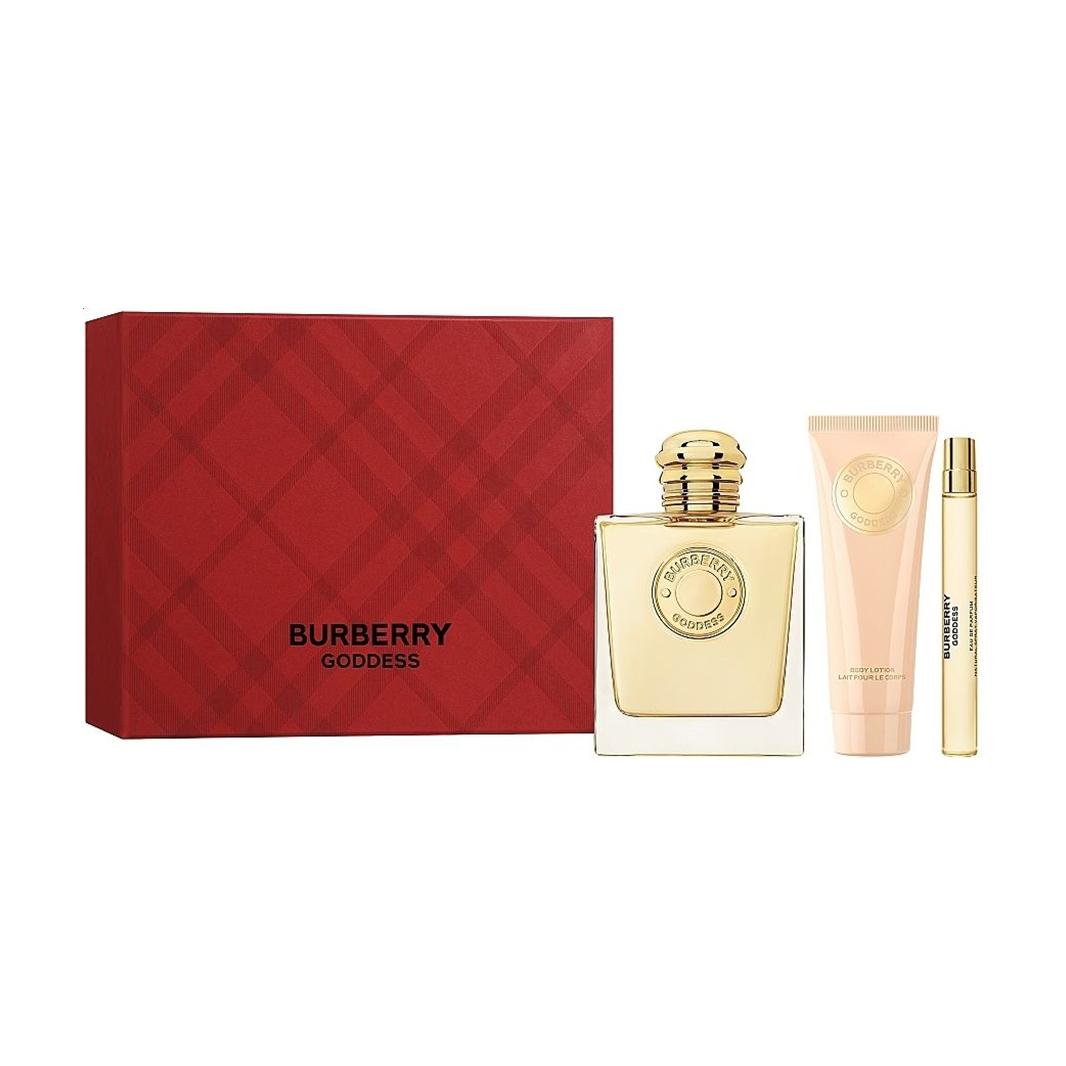 

Парфумований набір жіночий Burberry Goddess Gift Set (парфумована вода, 100 мл + лосьйон для тіла, 75 мл + парфумована вода, 10 мл)