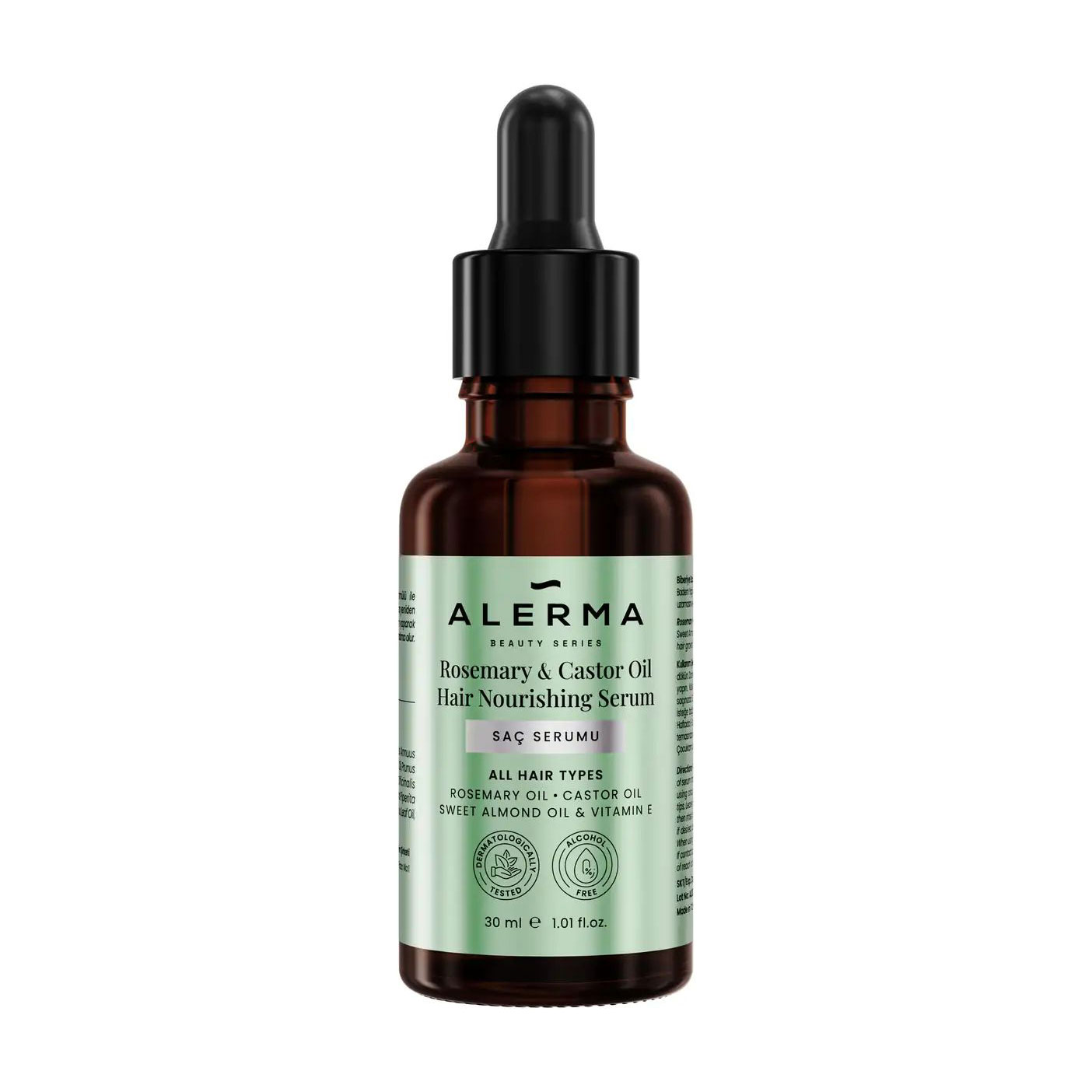 

Поживна сироватка для волосся Alerma Rosemary & Castor Oil Hair Nourishing Serum, 30 мл