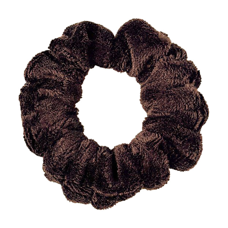 

Резинка для волосся Miso міні, плюш, коричнева, 1 шт (G20H340-16)