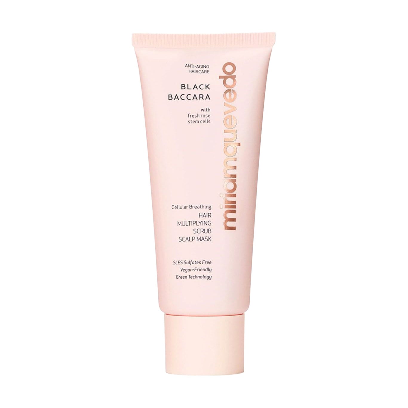 

Скраб-маска для шкіри голови Miriam Quevedo Black Baccara Cellular Breathing Hair Multiplying Scrub Scalp Mask, 200 мл